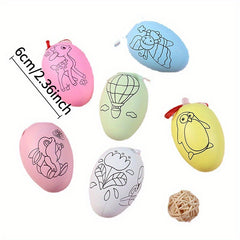 DIY Painted Eggs Christmas Street Stall Toys