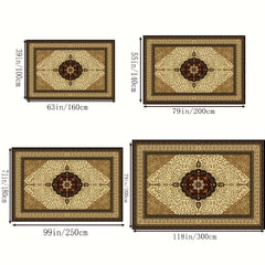 Vintage European Style Kitchen Rug Soft Land Blanket