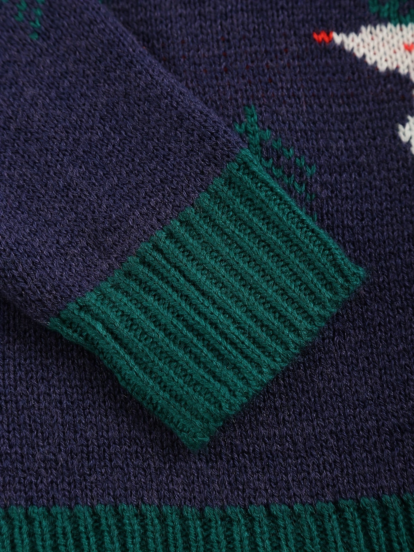 Christmas Jacquard Knit Cardigan Sweater for Kids