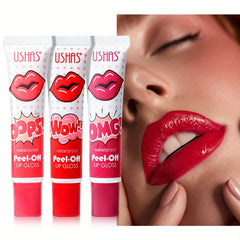 Long-Lasting Red Lip Glaze Lip Gloss Waterproof Non-Stick Cup Lip Liquid