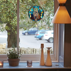 Leopard Suncatcher Acrylic Window Hanging Home Decor Gift