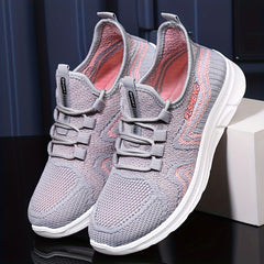 Soft Thick Sole Mesh Breathable Woven Shoes for Outdoor School Travel Walking