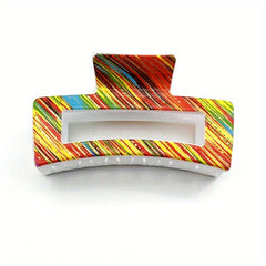 Large Square Hollow Hair Claw Vintage Hair Accessories