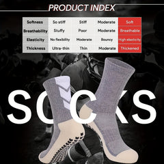 Men's Anti Slip Grip Soccer Socks - Training Sports Athletic Socks