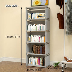 5-Layer Bookshelves Storage Racks for Bedroom/Living Room Display
