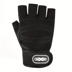 Half Finger Fitness Gloves Wrist Protection for Men & Women