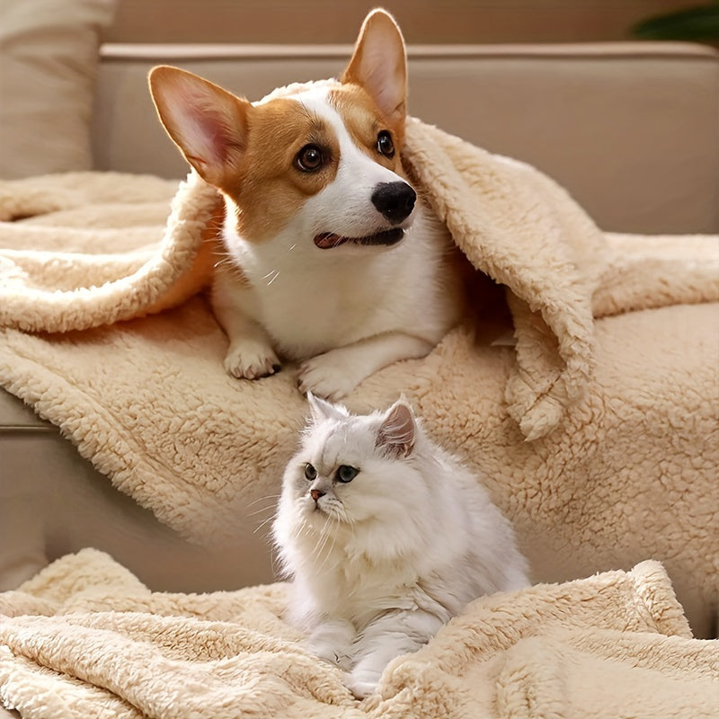 Soft Warm Pet Blanket for Couches and Sofa