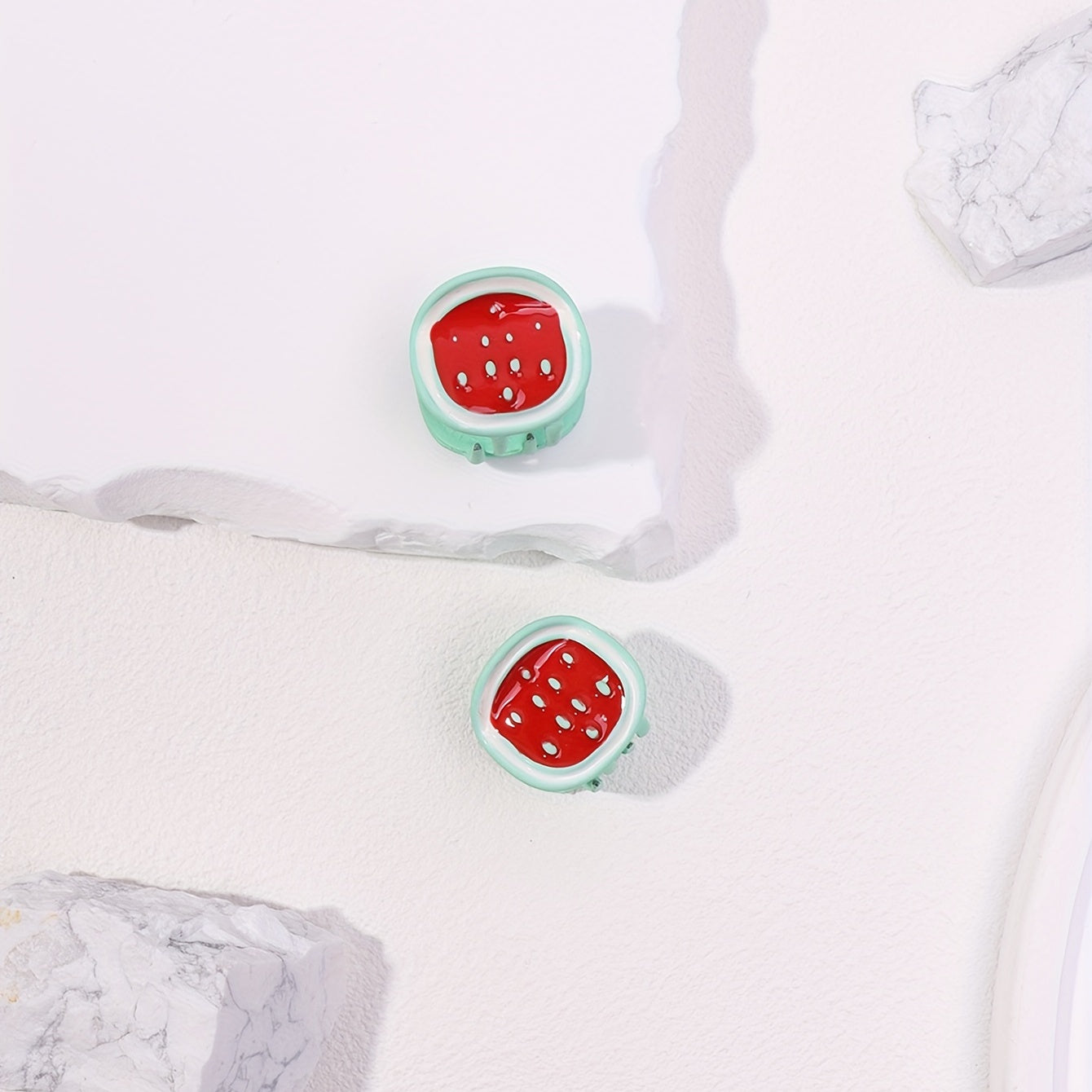 2pcs Watermelon Pattern Hair Claw for Girls