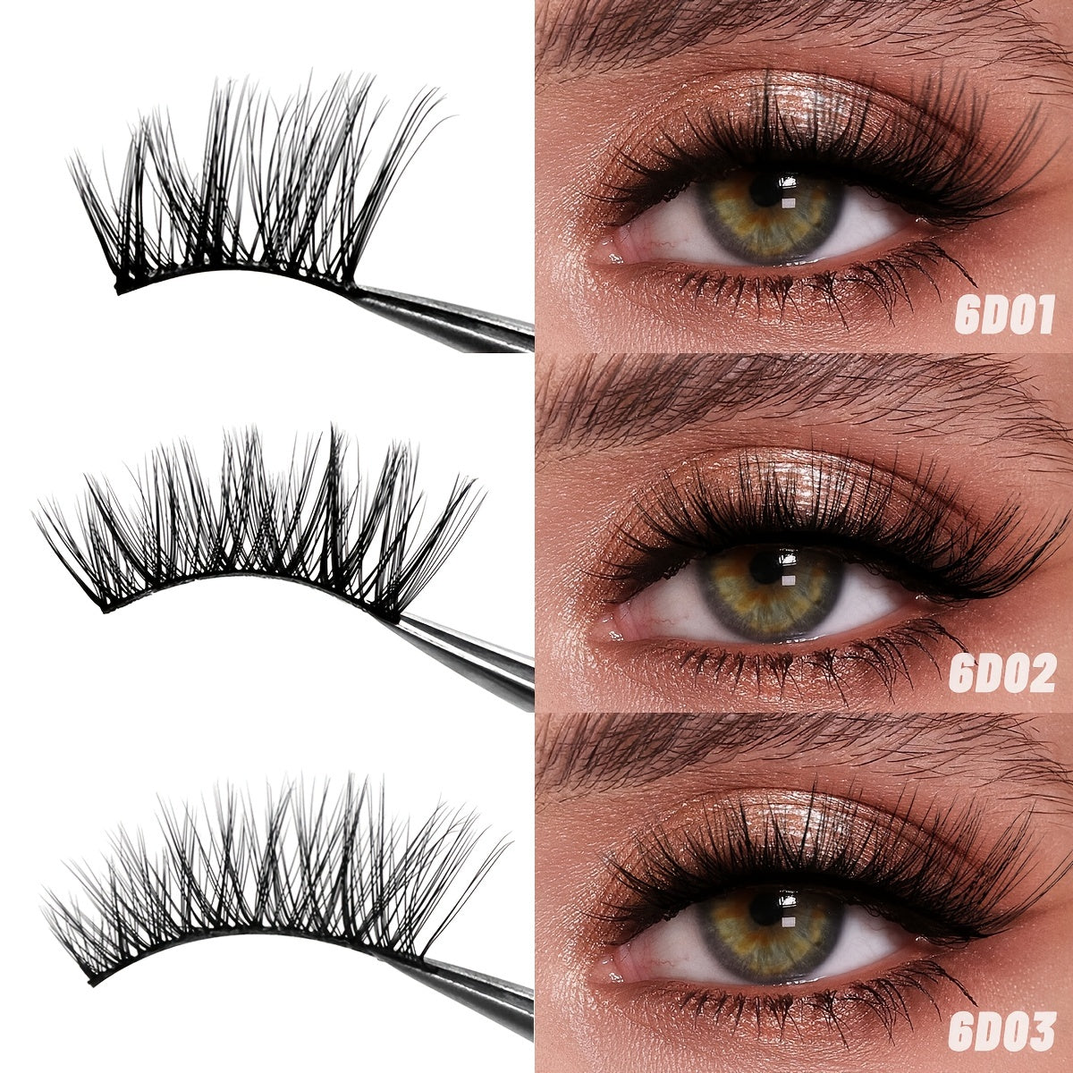 10 Pairs Natural Half Eye False Eyelashes Long Makeup 3D Eyelashes Extension