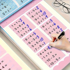 4pcs Math Workbooks Kids 6 10 Daily Practice Colorful Exercises Improve Skills