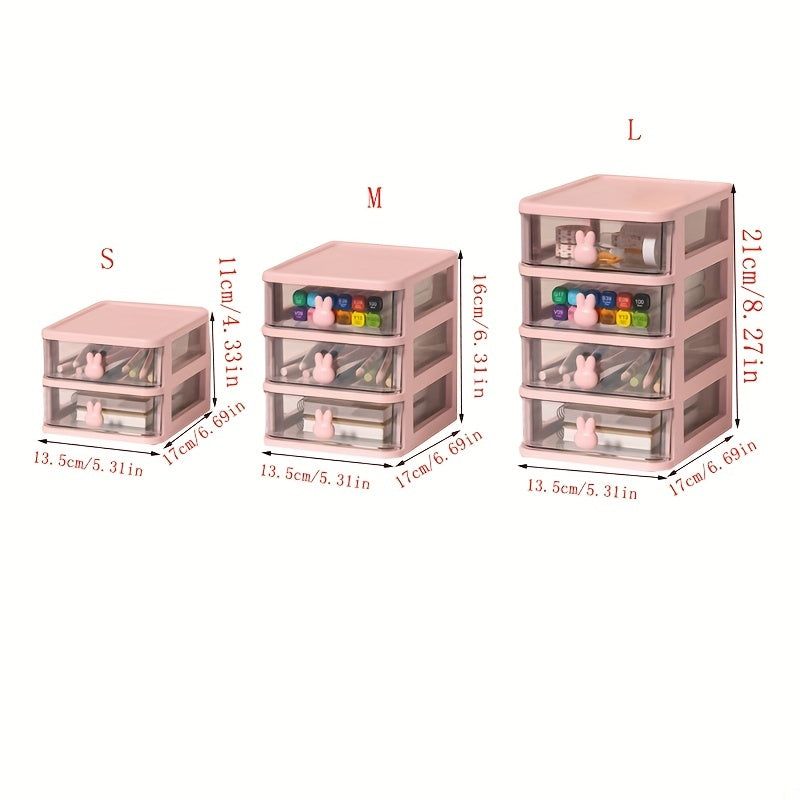 Desktop Drawer Storage Box Stationery Organizer