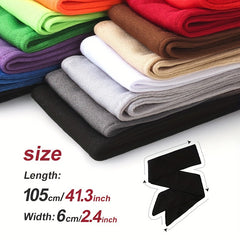 4pcs Solid Winter Men's Tie Long Fitness Hair Band