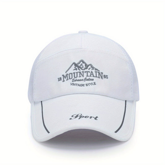 Adjustable Mesh Baseball Cap for Outdoor Sports Sun Protection