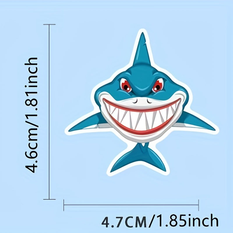 50pcs Shark Stickers Waterproof Vinyl Decals for Snowboards Bikes Computers
