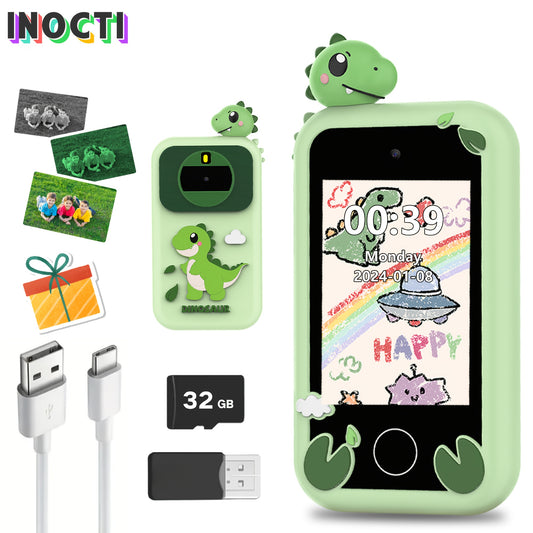 INOCTI Kids Smart Phone for Girls Educational Toy, Christmas Birthday Gift