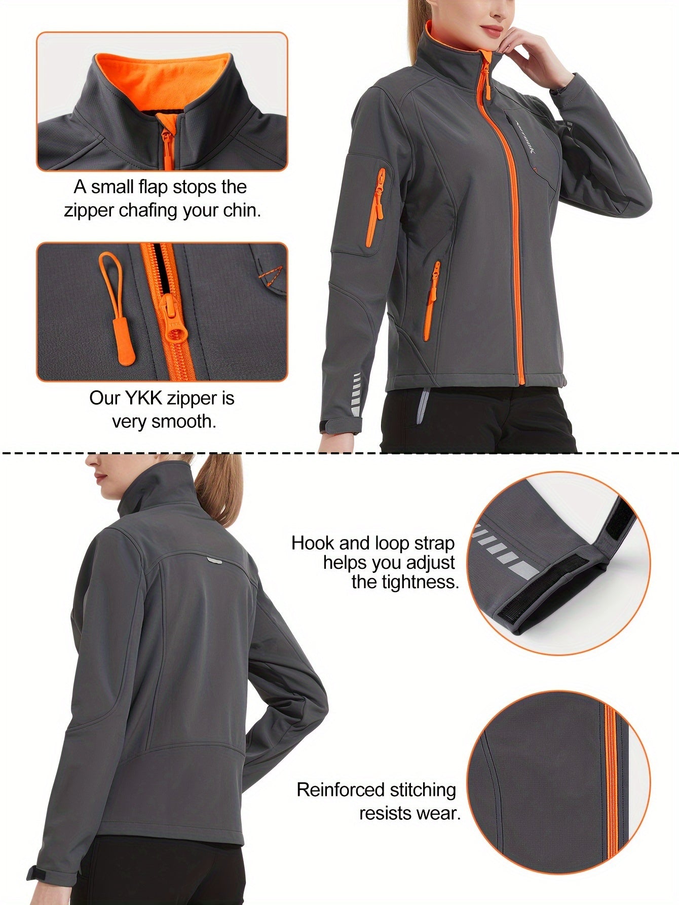 Windproof Reflective Cycling Jacket