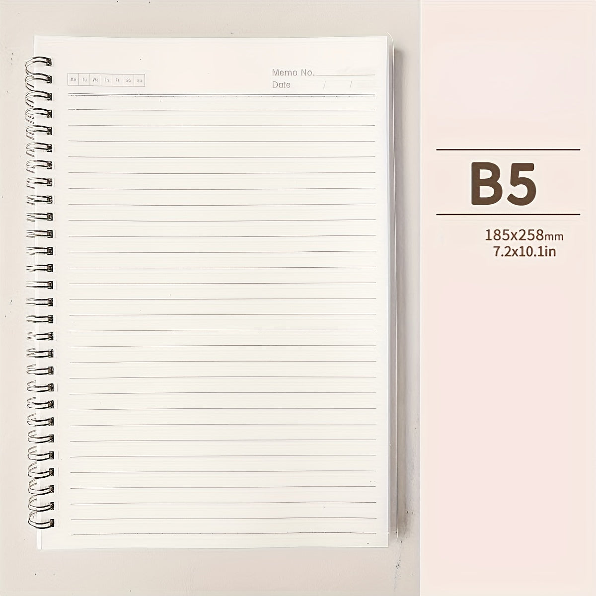 Thickened A5/B5/A4 Horizontal Line Notebook