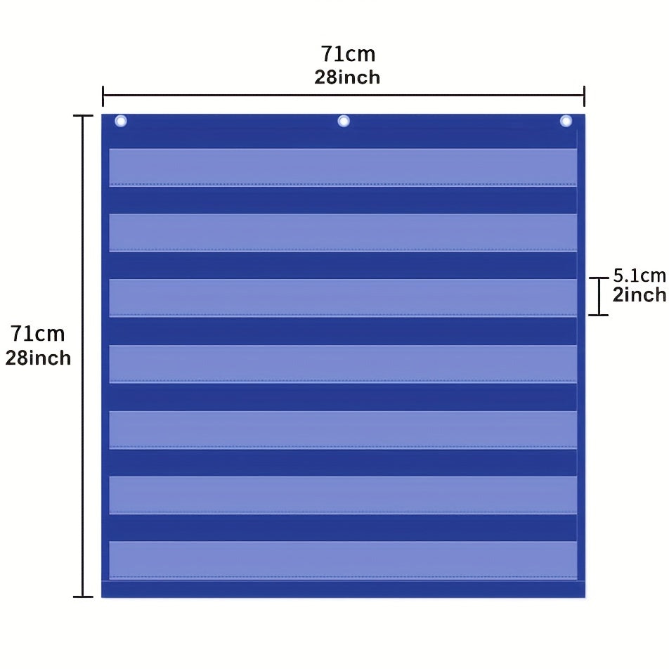 1pc Standard Pocket Chart For Classroom Sight Words Pocket Chart