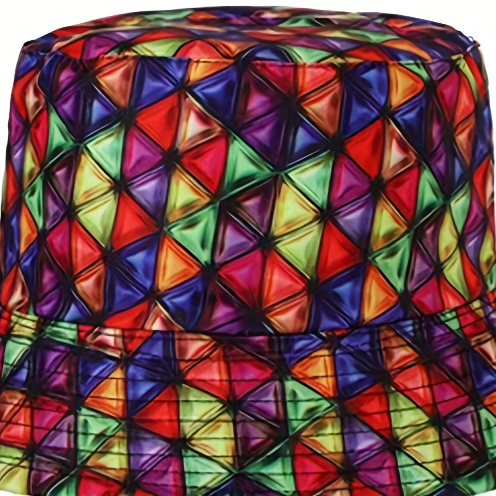 Geometric Graphic Sunshade Bucket Hat for Men Women