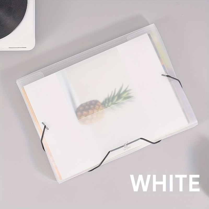 Transparent File Bag String Storage Protector Folder Information Book