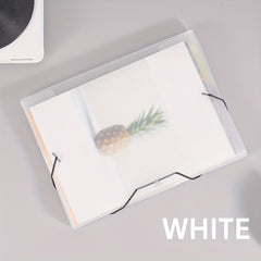 Transparent File Bag String Storage Protector Folder Information Book