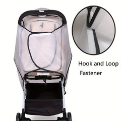 Baby Stroller Rain Cover - Travel Snowproof Dustproof Breathable Windproof