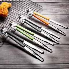 Stainless Steel BBQ Tongs Kitchen Tools