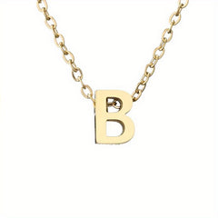 26 Letters Golden Love Initial Necklace Bridesmaid Gift