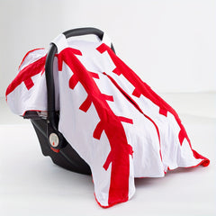 Girls Bottom Red Arrow Print Car Seat Sunshade Cover Canopy