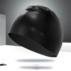 Professional Unisex Silicone Swimming Cap - Waterproof & Stretchable