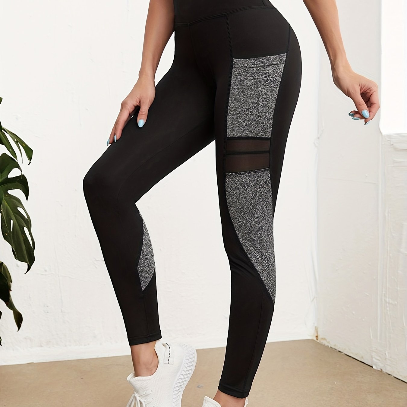 High Waist Skinny Leggings Long Length