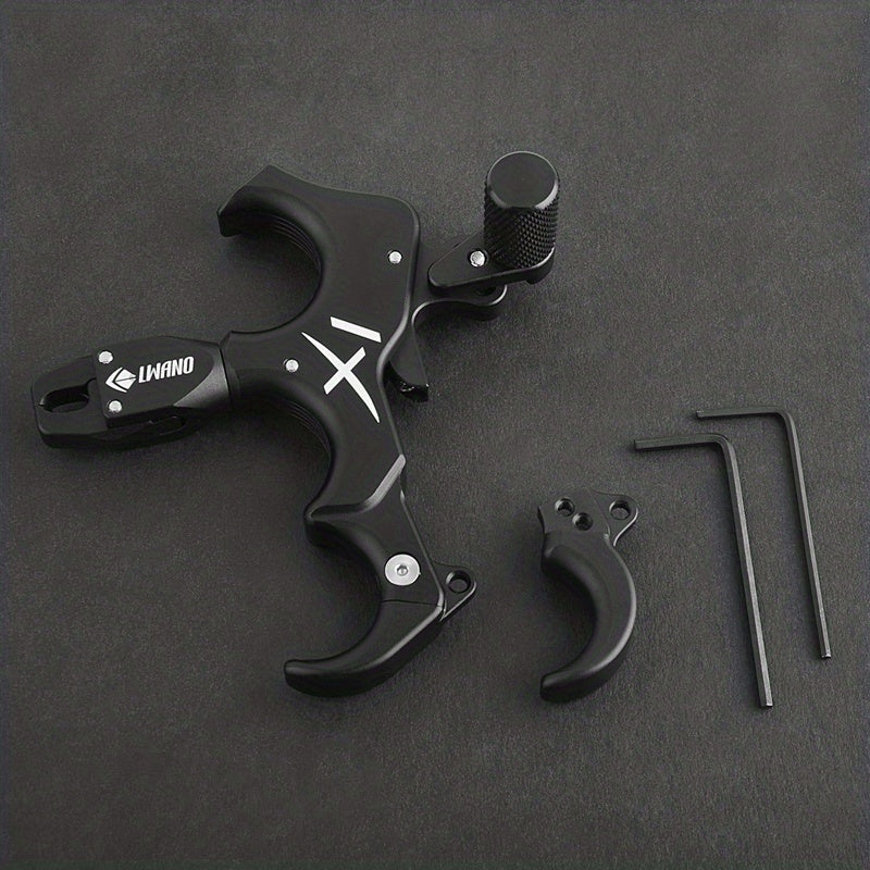 360 Degree Rotation Thumb Bow Release 3 4 Finger Aluminum Alloy