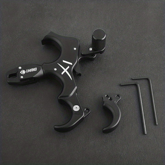 360 Degree Rotation Thumb Bow Release 3 4 Finger Aluminum Alloy