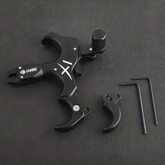 360 Degree Rotation Thumb Bow Release 3 4 Finger Aluminum Alloy