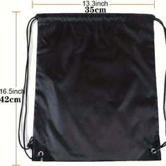 Stylish Unisex Oxford Drawstring Backpack for Gym & Outdoor