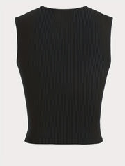 Y2K Sweetheart Neck Crop Tank Top