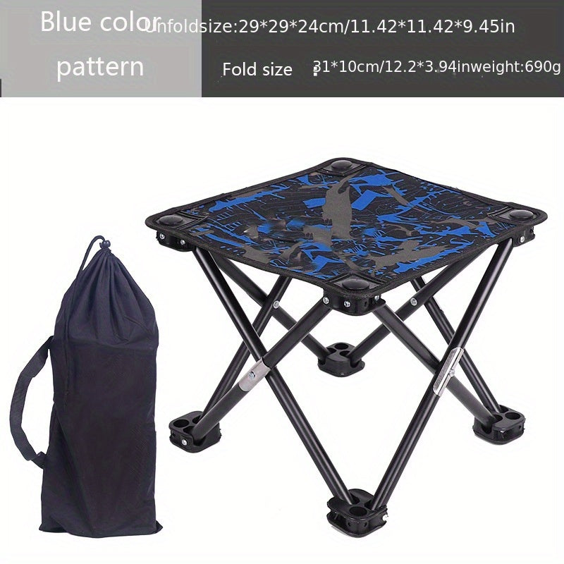 Portable Folding Stool Lightweight Chair for Outdoor Camping Fishing