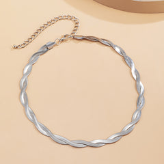 Braided Chain Necklace for Women