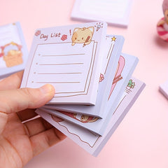 Cat Sticky Notes Cartoon Style 80 Sheets