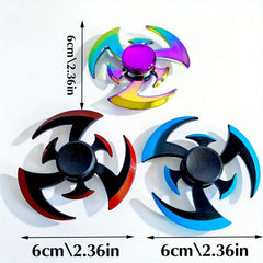 Colorful Fidget Spinner Hand Crank Toy