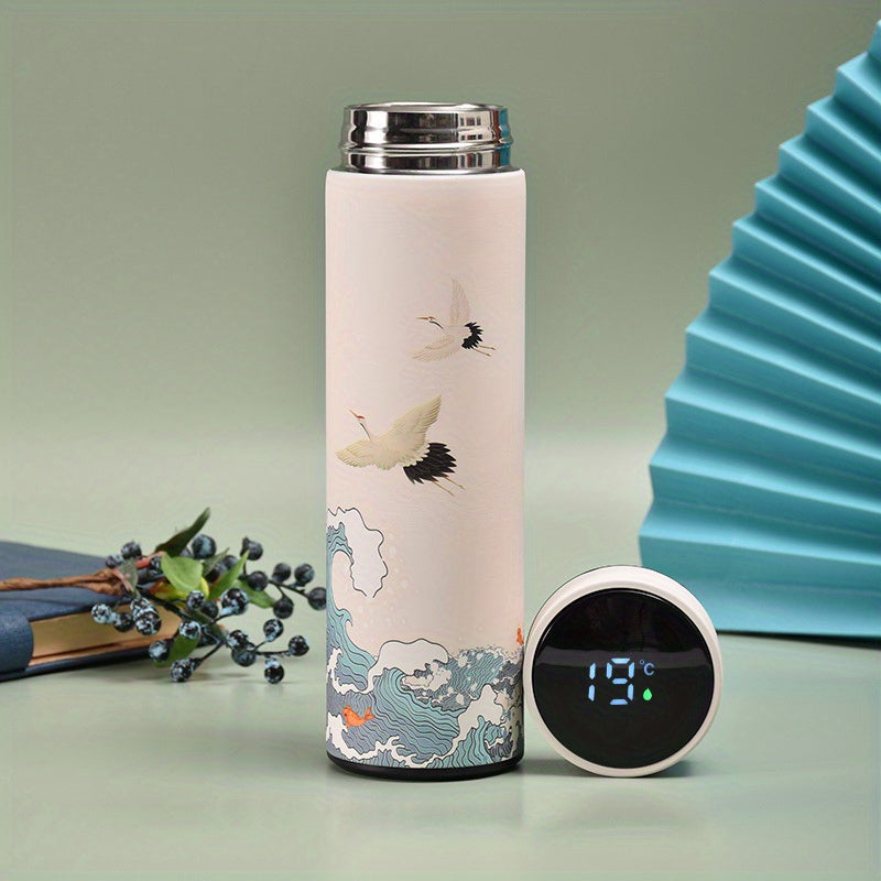 Chinese Style Thermal Water Bottle Smart Insulated Cup