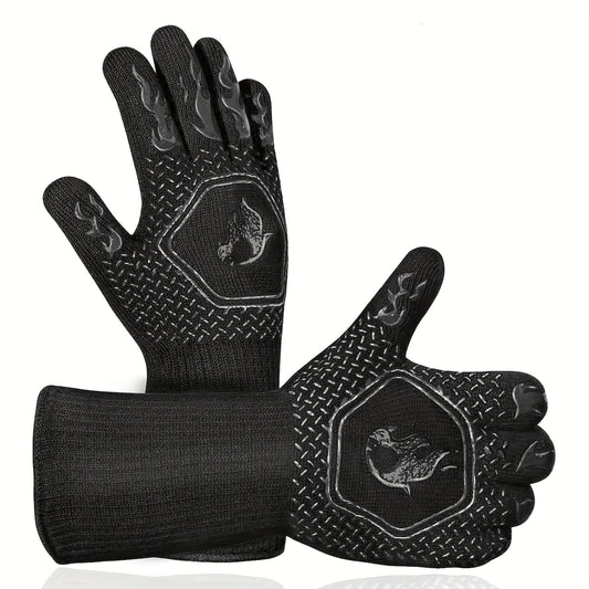 Heat Resistant Protective Mitts 1472 F Silicone Gloves