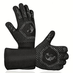 Heat Resistant Protective Mitts 1472 F Silicone Gloves