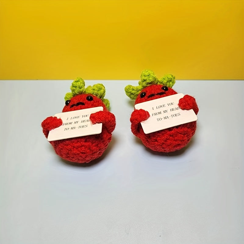 Positive Energy Tomato Doll for Home Decoration and Gifts