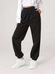 Women's High Waist Sweatpants Autumn Winter Jogger Pants