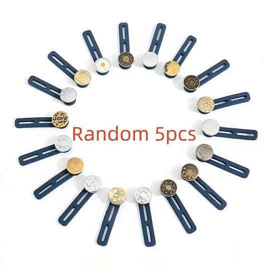 10pcs Button Extender For Pants Jeans Adjustable Waist Extenders