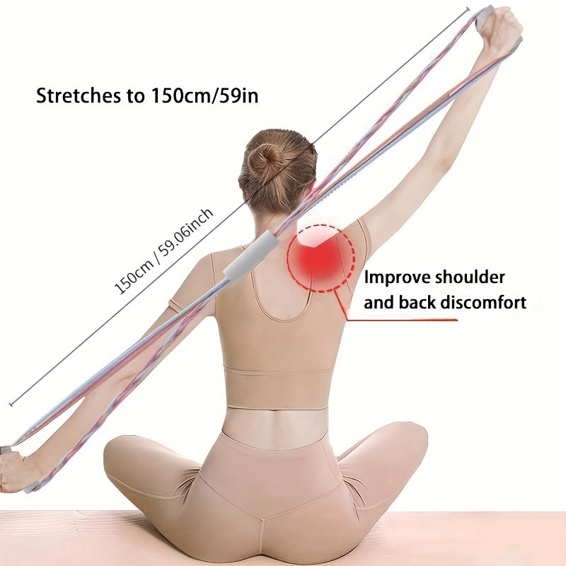 8 Shape Resistance Bands Yoga Stretch Braided Bands for Fitness Training