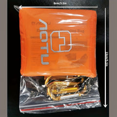 Outdoor Camping Emergency Sleeping Bag with Whistle & Buckle
