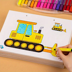 Youth Traffic Coloring Book Excavators & Bulldozers 48 Pages