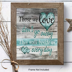 Love Memory Wall Decor For Bedroom 8x10in Unframed
